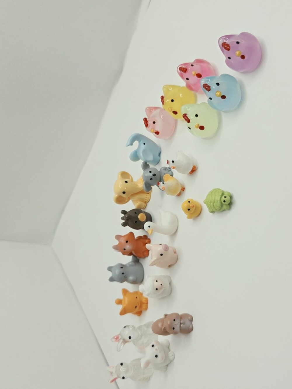 Dollhouse Miniature Animal Lot - 24 pieces plus free mystery bag